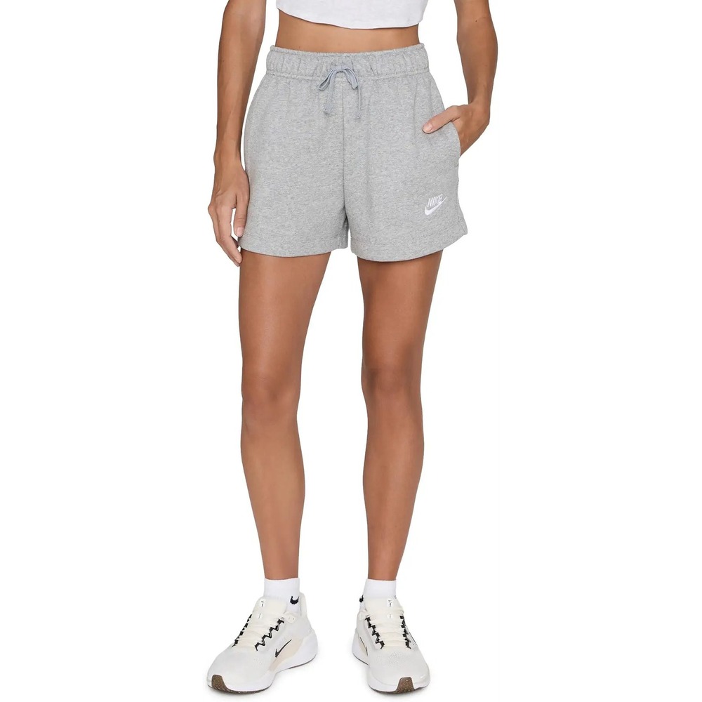 Nike® Sportswear Club Fleece Mid-rise Shorts | Grey | Small | Athleisure